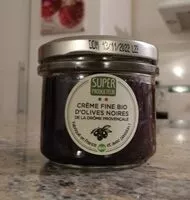 Mängden socker i Crème fine bio d'olives noires