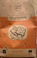 Mängden socker i Feuilles de pain bio