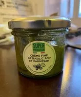 Mängden socker i Crème fine de basilic AOP et Parmesan