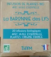 Mängden socker i La Baronnie Des Lys Infusion Bio Thym. BT