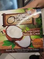 Mängden socker i Crème glacée noix de coco