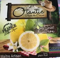 Mängden socker i Sorbet citron