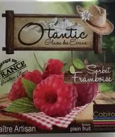 Mängden socker i Sorbet framboise