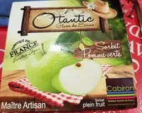 Mängden socker i Sorbet pomme vert