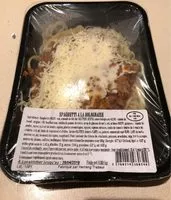 Mängden socker i Spaghetti a la bolognaise