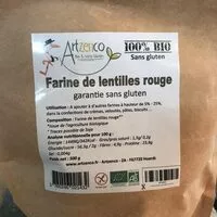 Mängden socker i Farine de lentilles rouge corail