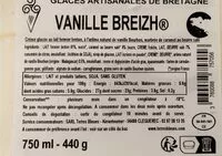 Mängden socker i Glace Vanille Breizh