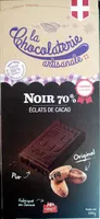 Mängden socker i Noir 70 % Éclats de cacao