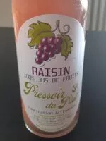 Mängden socker i Jus de raisin