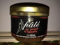 Mängden socker i Pâté au piment d'espelette