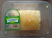 Mängden socker i Cylindre d’ananas