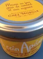 Mängden socker i Mousse au foie gras de canard et aux oignons