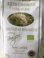Mängden socker i Riz de camargue long blanc