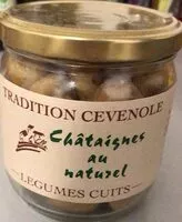 Mängden socker i Chataignes au naturel