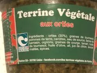 Mängden socker i Terrine végétale aux orties