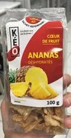 Mängden socker i Ananas deshydrates