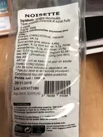 Mängden socker i Cœur de coques