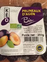 Mängden socker i Pruneaux d agen