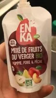 Mängden socker i Enka mixe de fruits du verger