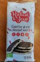Mängden socker i Galettes de riz au chocolat noir BIO