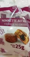 Mängden socker i Nonette au miel fourrée cassis