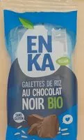 Mängden socker i Galettes de riz au chocolat noir bio
