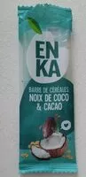 Mängden socker i Barre de céréales Noix de coco et cacao