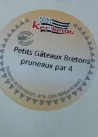 Mängden socker i Petits gâteaux bretons pruneaux