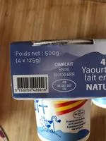 Mängden socker i Yaourt des montagnes catalanes