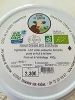 Mängden socker i Yaourt brassé bio à la fraise