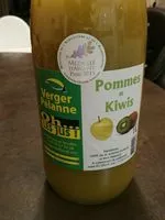 Mängden socker i Jus de pommes et kiwi