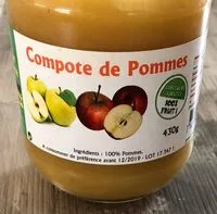 Mängden socker i Compote de pomme