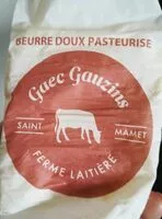 Mängden socker i Beurre doux pasteurisé