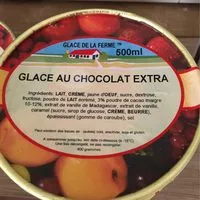 Mängden socker i Glace au chocolat extra