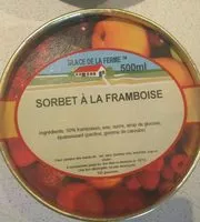 Mängden socker i Sorbet à la Framboise