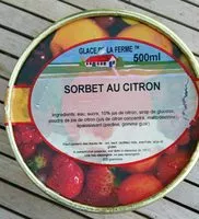 Mängden socker i Sorbet citron