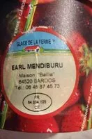 Mängden socker i Glace de la ferme