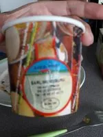 Mängden socker i Sorbet à la framboise