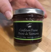 Mängden socker i Confiture fraise poivre de tasmanie
