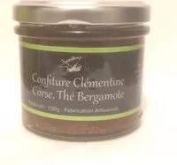 Mängden socker i Confiture clémentine Corse, Thé Bergamote