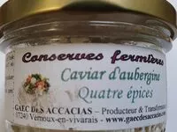 Mängden socker i Caviar d'aubergine quatre épices