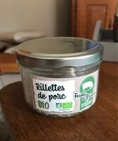 Mängden socker i Rillettes de porc BIO