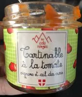 Mängden socker i Tartinable à la tomate