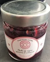 Mängden socker i Confiture extra pêche de vigne pomme & amande