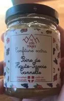 Mängden socker i Confiture extra Poire de Haute-Savoie cannelle