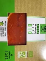 Mängden socker i Saumon atlantique fumé bio