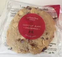 Mängden socker i Cookie Chocolat Blanc Cranberries