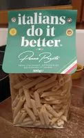Mängden socker i Penne Rigate