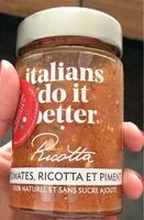 Mängden socker i Ricotta tomates et piment