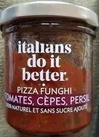 Mängden socker i Pizza funghi